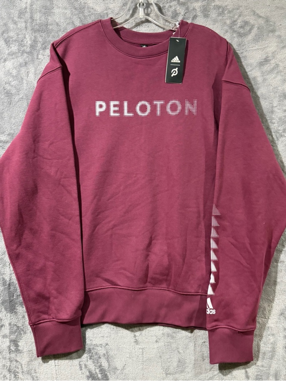 Adidas x Peloton Training Sweatshirt Victory Crimson [HE2036] Unisex Large NWT